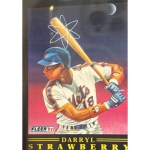 1991 Fleer Pro-Visions#12 Darryl Strawberry